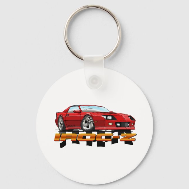 CAMARO_IROC_Z_red Keychain (Front)