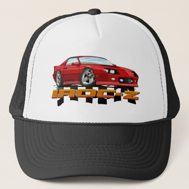CAMARO_IROC_Z_red Trucker Hat (Front)