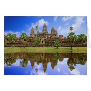 Cambodge, Kampuchea, temple d'Angkor Wat.
