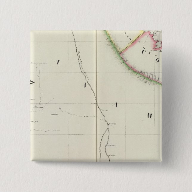 Cambodia 105 2 inch square button (Front)