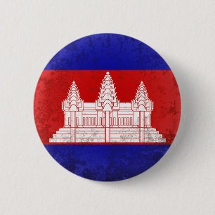 Cambodia 2 Inch Round Button
