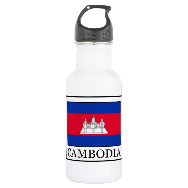 Cambodia 532 Ml Water Bottle (Front)