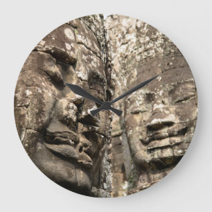 Cambodia, Angkor Wat. Angkor Thom, Bayon Large Clock