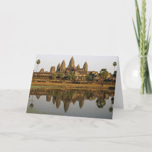 Cambodia   Angkor Wat Travel Photo Custom Card