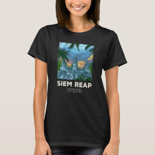 Cambodia Cambodian Khmer Proud Love Vintage Temple T-Shirt