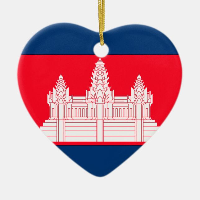 Cambodia Ceramic Ornament (Front)