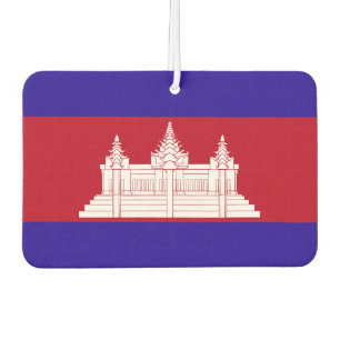 Cambodia Flag Air Freshener