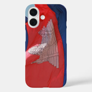 cambodia flag iPhone 16 case