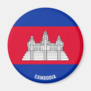 Cambodia Flag Charming Patriotic Magnet