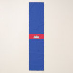 Cambodia flag Chiffon Scarf<br><div class="desc">Cambodia flag Chiffon Scarf</div>