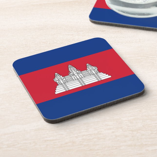 Cambodia flag coaster (Left Side)