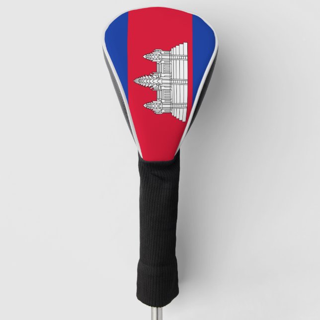 Cambodia Flag Golf Head Cover (Front)