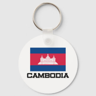 Cambodia Flag Keychain