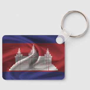 Cambodia Flag Keychain