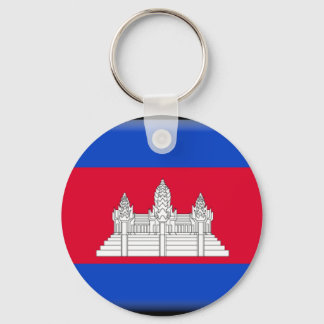 Cambodia Flag Keychain