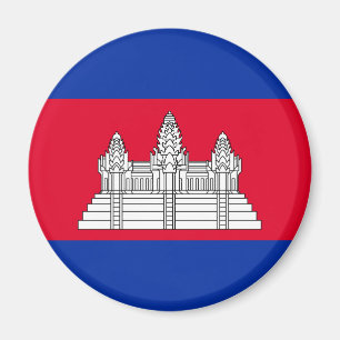 Cambodia Flag Magnet