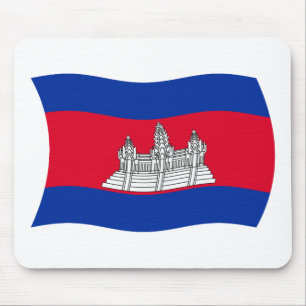 Cambodia Flag Mousepad