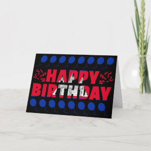 Cambodia Flag Patriotic Birthday Card