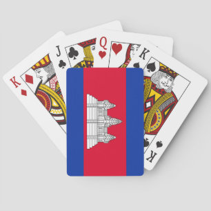 Cambodia Flag Playing Cards