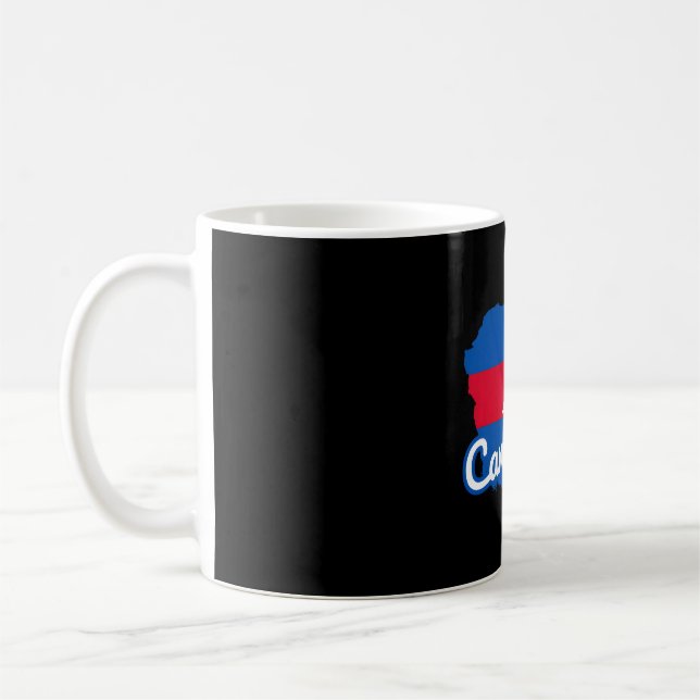 Cambodia Flag � Spirit of Australia Coffee Mug (Left)
