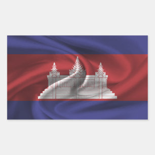 Cambodia Flag Sticker