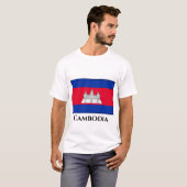Cambodia Flag T-Shirt (Front Full)