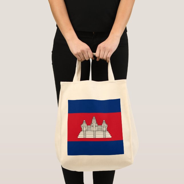 Cambodia flag tote bag (Front (Product))