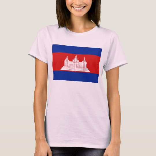 Cambodia Flag x Map T-Shirt