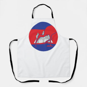 Cambodia Giant Ibis Cambodian National Animal Flag Apron