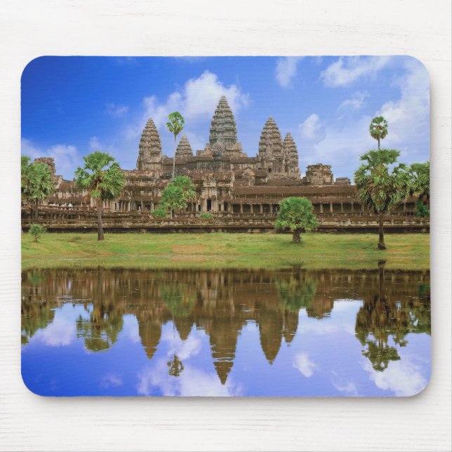 Cambodia, Kampuchea, Angkor Wat temple. Mouse Pad (Front)