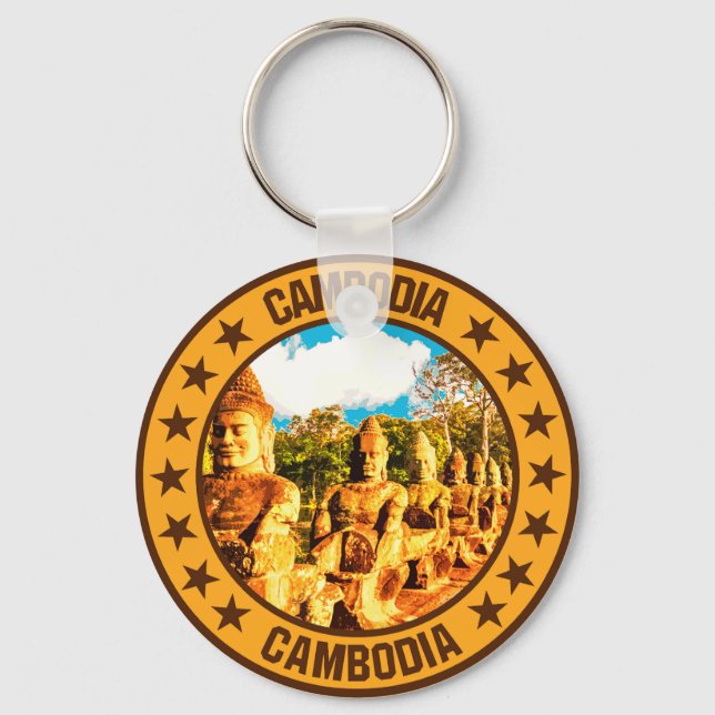 Cambodia                                           keychain (Front)