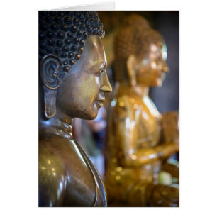 Cambodia, Phnom Penh. Buddha statues