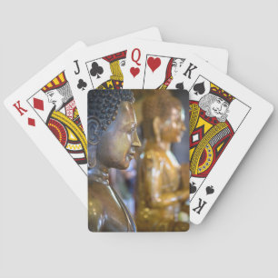 Cambodia, Phnom Penh. Buddha statues Playing Cards