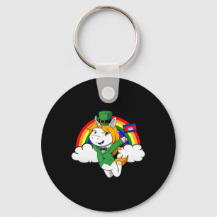 Cambodia Proud Cambodian Flag St. Patricks Day Uni Keychain