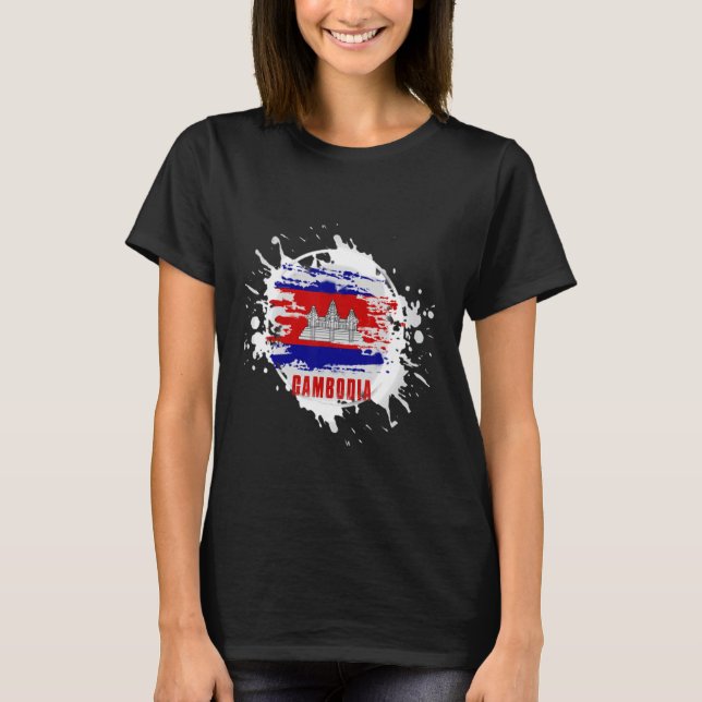 Cambodia Splash T-Shirt (Front)