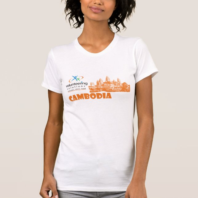 Cambodia T-shirt - Volunteering Solutions (Front)