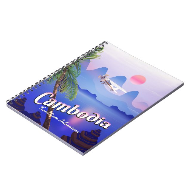 Cambodia 'Travel into Adventure' Notebook (Left Side)