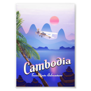 Cambodia 'Travel into Adventure' Photo Print