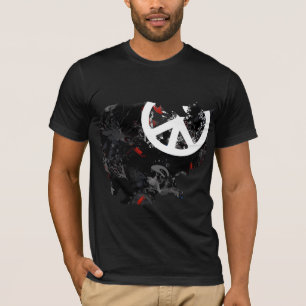 Cambodia Trendy Peace Sign with Cambodian map T-Shirt