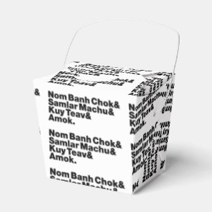 Cambodian / Khmer Street Food Favor Box