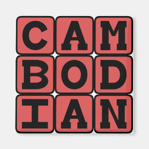 Cambodian, Nationality Magnet