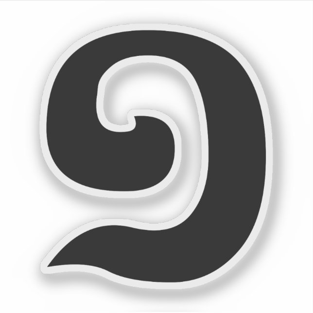 Cambodian Number 1 / One / ១ (Muəj) Khmer Language (Front)