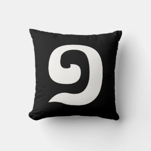 Cambodian Number 1 / One / ១ (Muəj) Khmer Language Throw Pillow