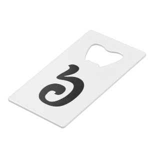 Cambodian Number 6 / Six / ៦ (Pram Muəj) Khmer Wallet Bottle Opener