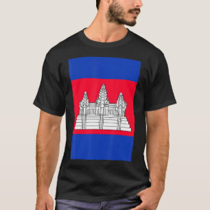 Cambodian Retro Vintage National Flag Cambodia T-Shirt