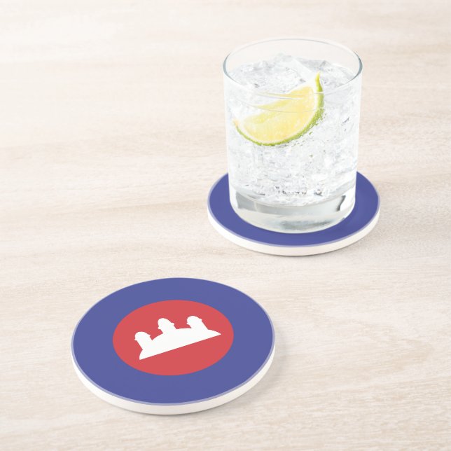 Cambodian Roundel Coaster (Side)