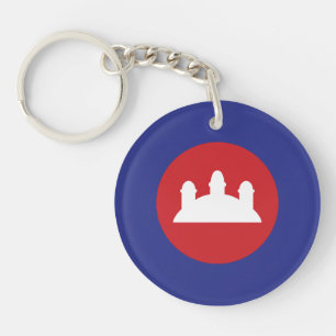 Cambodian Roundel Keychain