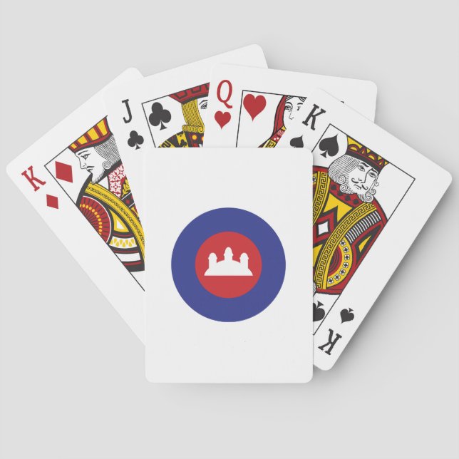 Cambodian Roundel Playing Cards (Back)