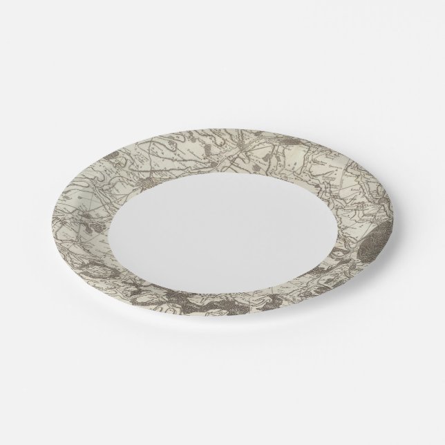 Cambrai Paper Plate (Angled)