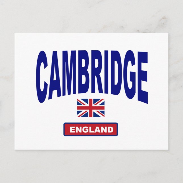 Cambridge England Postcard (Front)